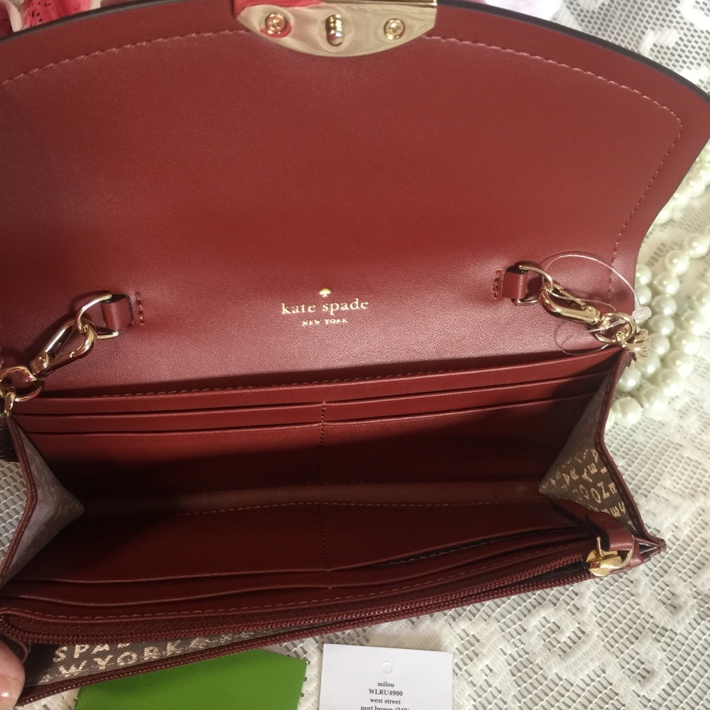 Kate Spade Milou West Street Clutch Purse Wallet - Picture 5 of 8